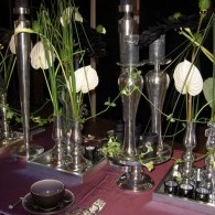 bloemen in alluminium