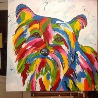 abstracte hond