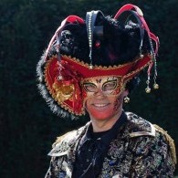 foamhoed met masker heer