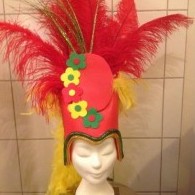 foamhoed rood geel groen extra