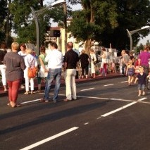 buitenschilderen op brug /