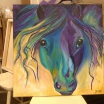 abstract paard /