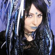 cyberlocks blauw met dreadlocks .JPG /